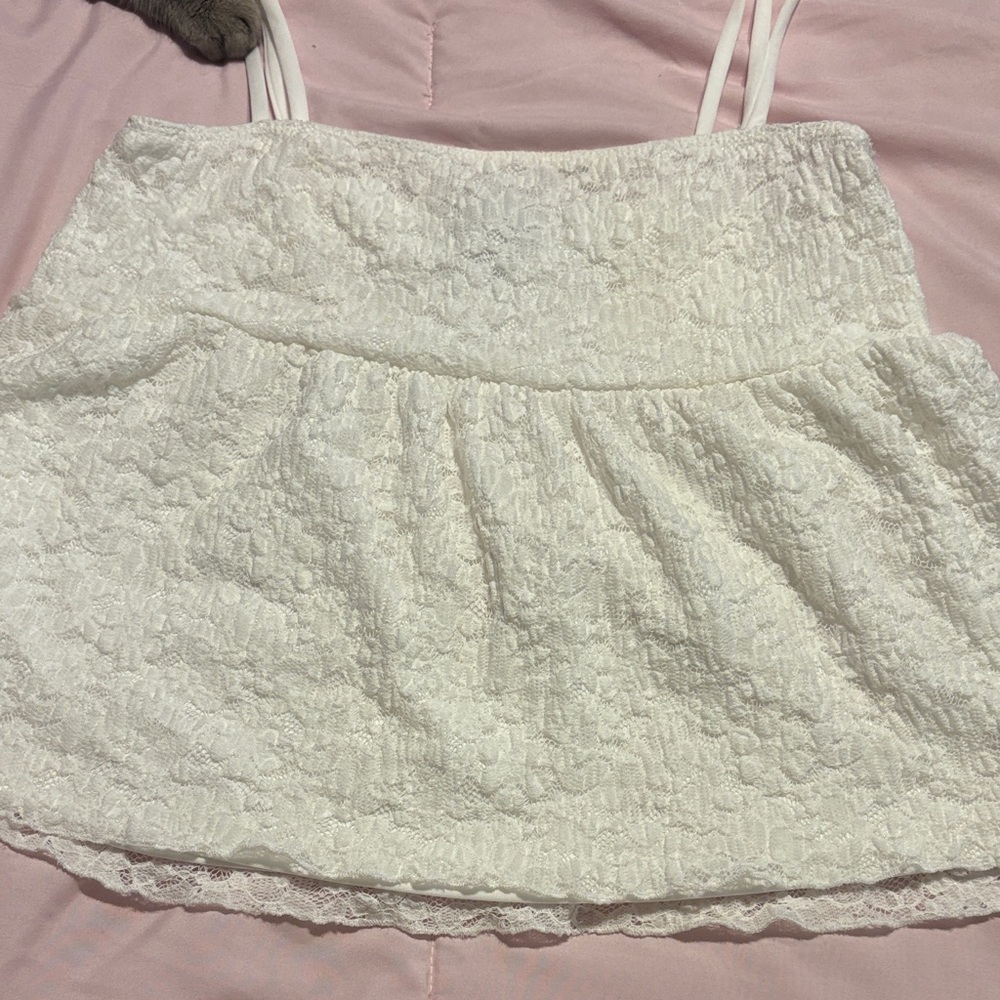Elegant White Lace Blouse